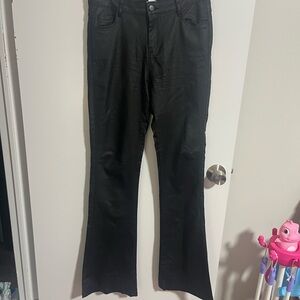 Amazon Black Boot Cut Women's Pleather Pants